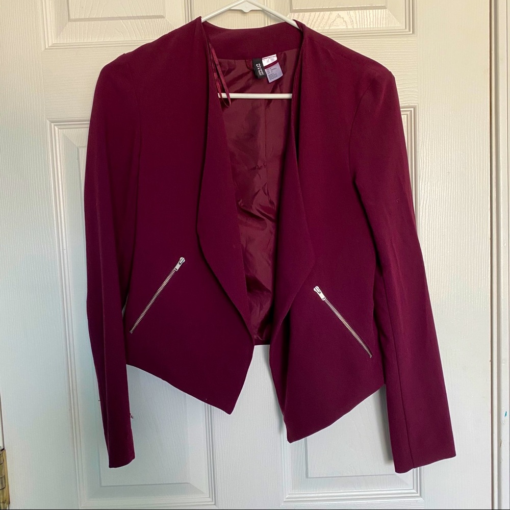 Oxblood Blazer